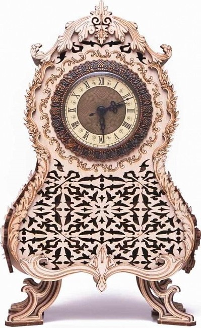 Wood Trick Vintage Clock