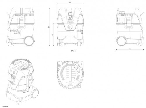 Metabo ASA 25L PC