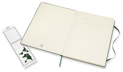 Moleskine Ruled Notebook Extra Large Green