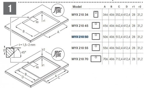 Franke Mythos MYX 210-50