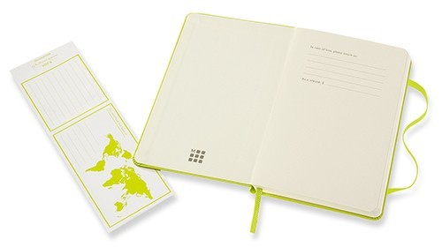 Moleskine Plain Notebook Pocket lime