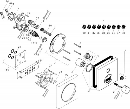 Axor Shower Select 36714000