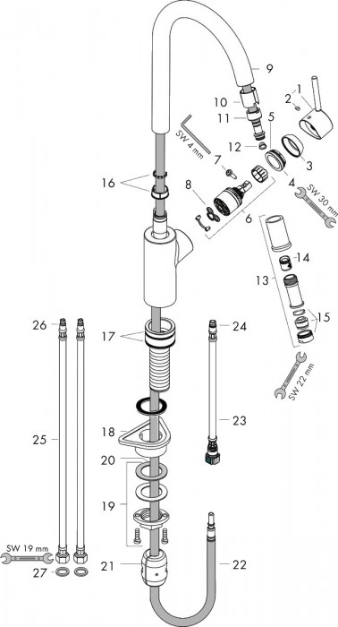 Hansgrohe Talis M52 72832000