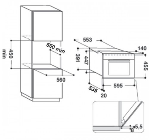 Whirlpool W9 MW 261 IXL