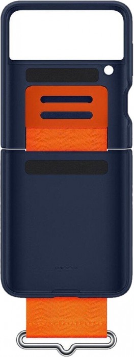 Samsung Silicone Cover with Strap for Galaxy Z Flip3