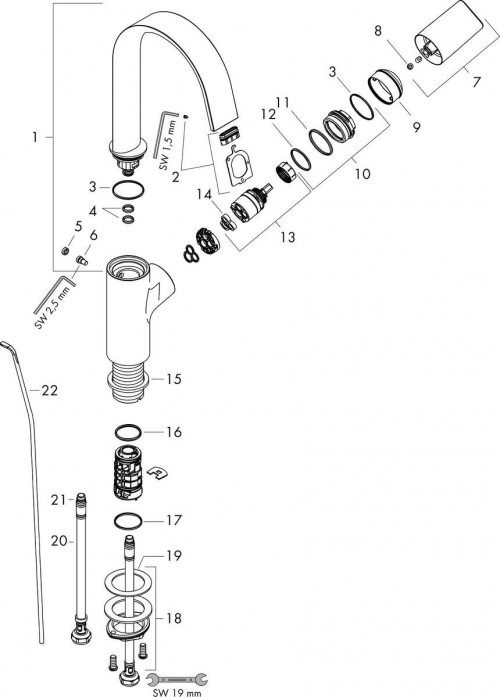 Hansgrohe Vivenis 75030000