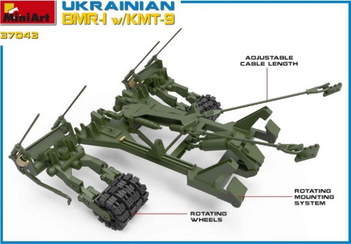 MiniArt Ukrainian BMR-I w/ KMT-9 (1:35)