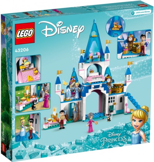 Lego Cinderella and Prince Charmings Castle 43206