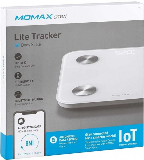 Momax Lite Tracker IoT Body Scale