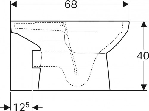 Geberit Selnova Square 500.152.01.1