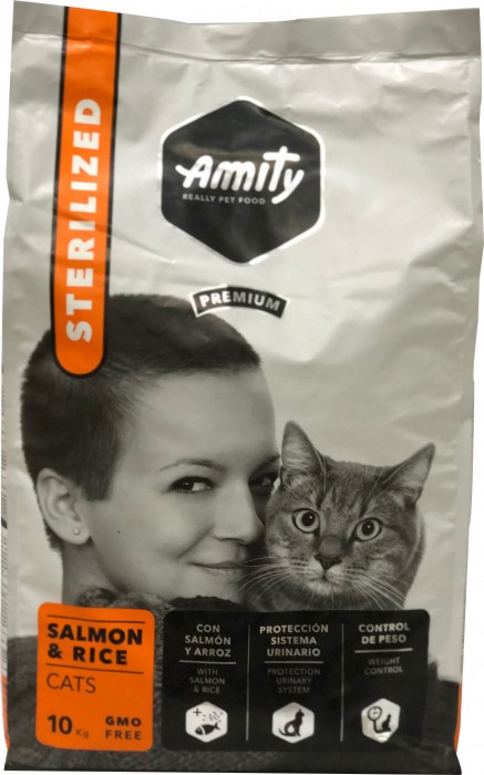 Amity Premium Sterilized Salmon/Rice 10 kg