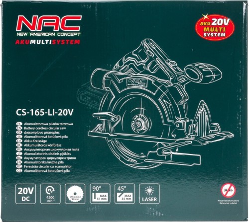 NAC CS165-LI-20V