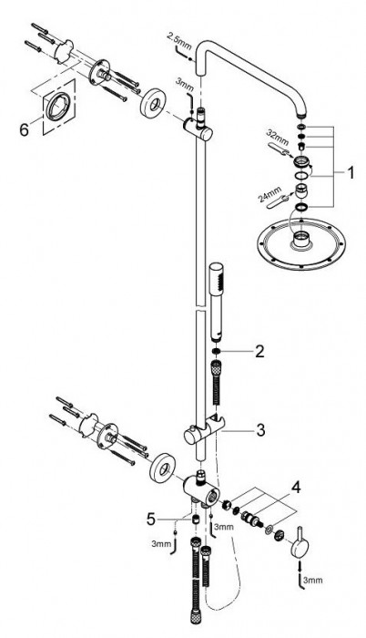 Grohe Rainshower System 210 27419000