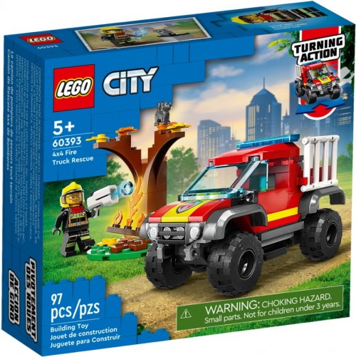 Lego 4x4 Fire Truck Rescue 60393