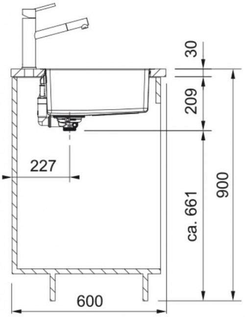 Franke Maris MRX 210-45 127.0553.961