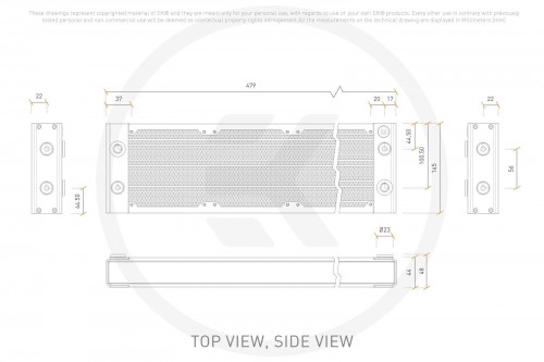 EKWB EK-Quantum Surface P420M X-Flow - Black