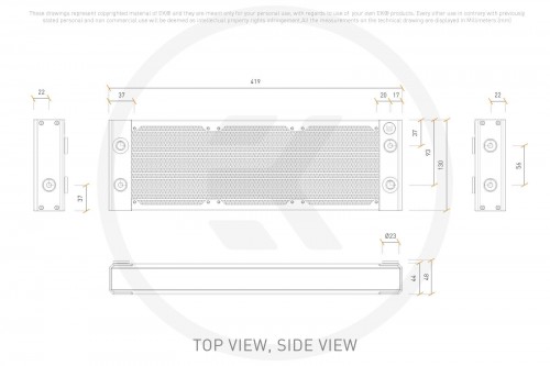 EKWB EK-Quantum Surface P360M X-Flow - Black