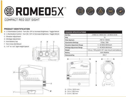 Sig Sauer Romeo5X