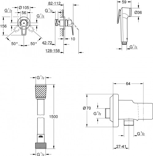 Grohe BauLoop UA202406QF