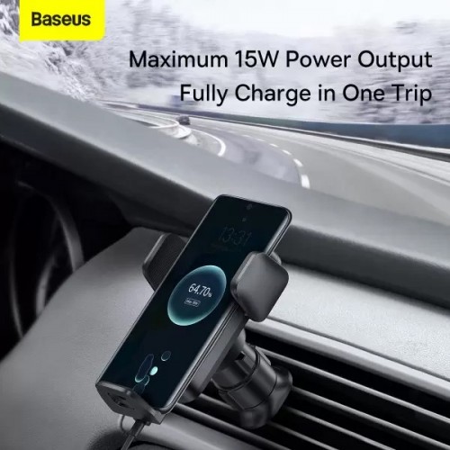 BASEUS Wisdom Auto Alignment Car Mount Wireless Charger