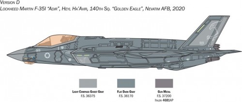 ITALERI F-35A Lightning Ii Ctol (1:72)
