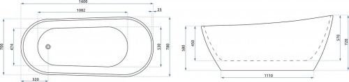 REA Cori 160x70 REA-W3000