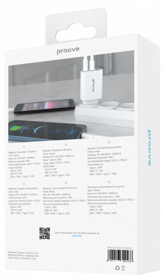 Proove Rapid 30W 2 USB + Type-C