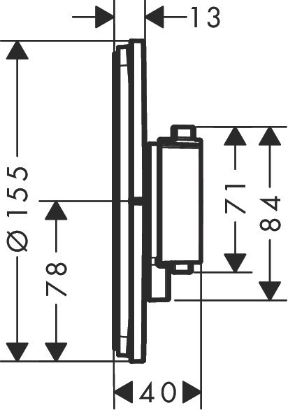 Hansgrohe Shower Select Comfort S 15554000