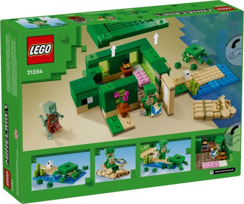 Lego The Turtle Beach House 21254