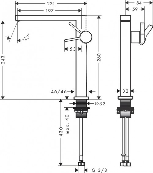 Hansgrohe Tecturis S 73070000