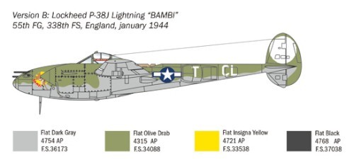 ITALERI P-38J Lightning (1:72)