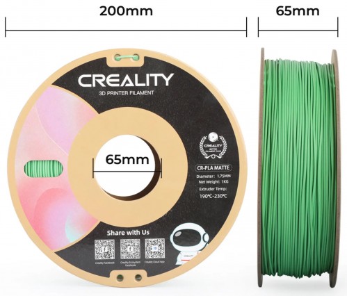 Creality CR-PLA Matte Avocado Green 1kg