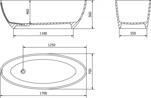 Mexen Prato 170x70 57251707000