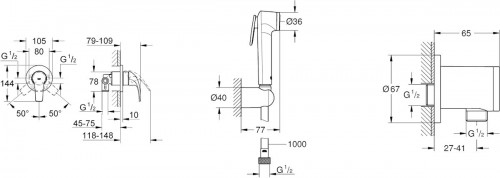 Grohe BauCurve UA11104401