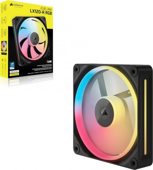 Corsair iCUE LINK LX120-R RGB PWM Reverse Black