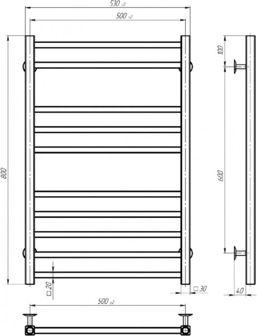 Devit Universal E 500x800 UN500800EBS