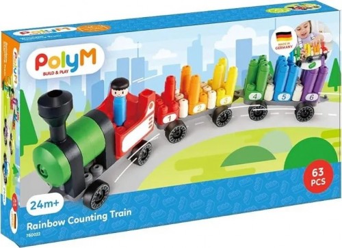 PolyM Rainbow Counting Train 760022