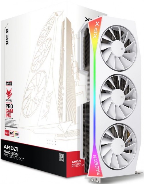 XFX Radeon RX 9070 XT Mercury OC White