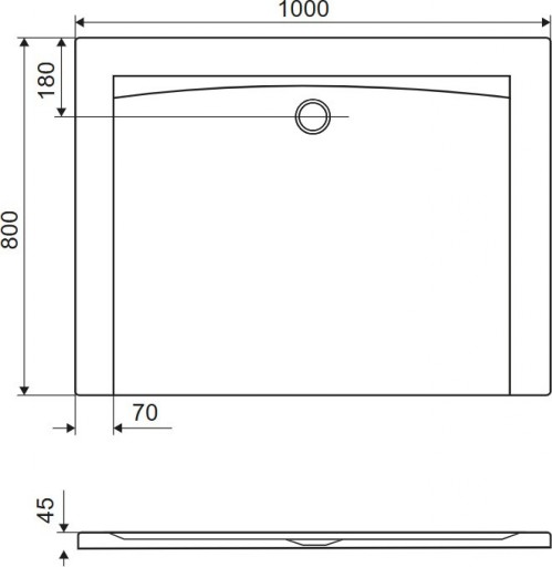 Excellent Forma X 100x80 BREX.1403.100.080.WHN