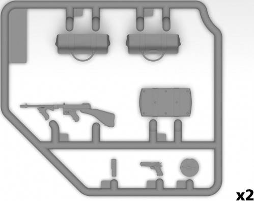 ICM Ford A Gangster Car (1:24)