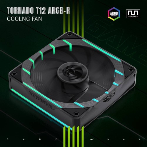Gamemax Tornado T12 ARGB-R Black