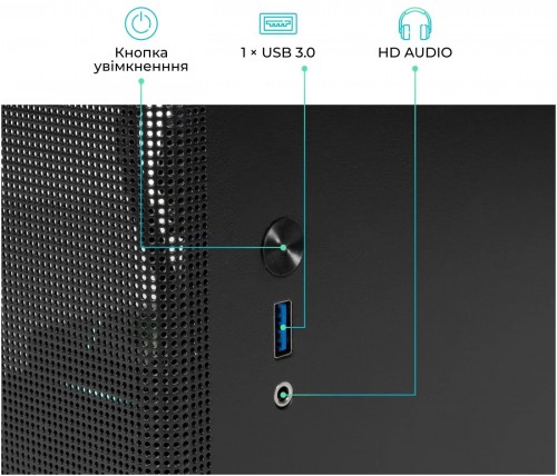 QUBE BRING ARGB Black