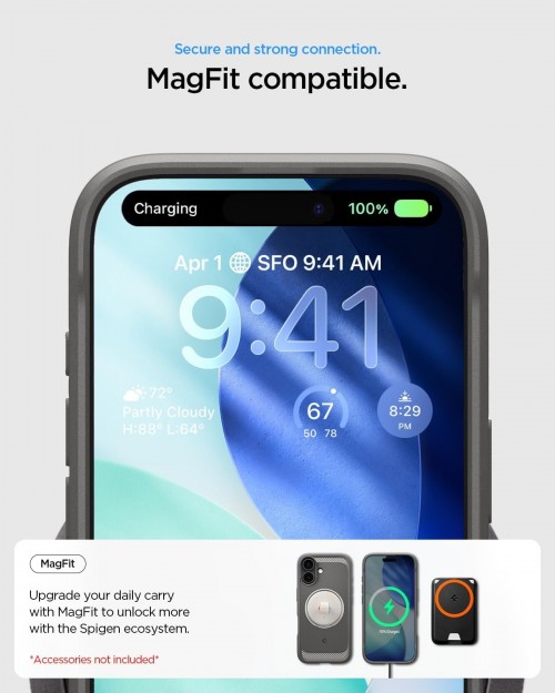 Spigen Rugged Armor with MagSafe for iPhone 17