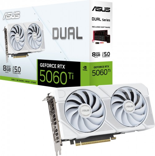 Asus GeForce RTX 5060 Ti Dual 8GB White