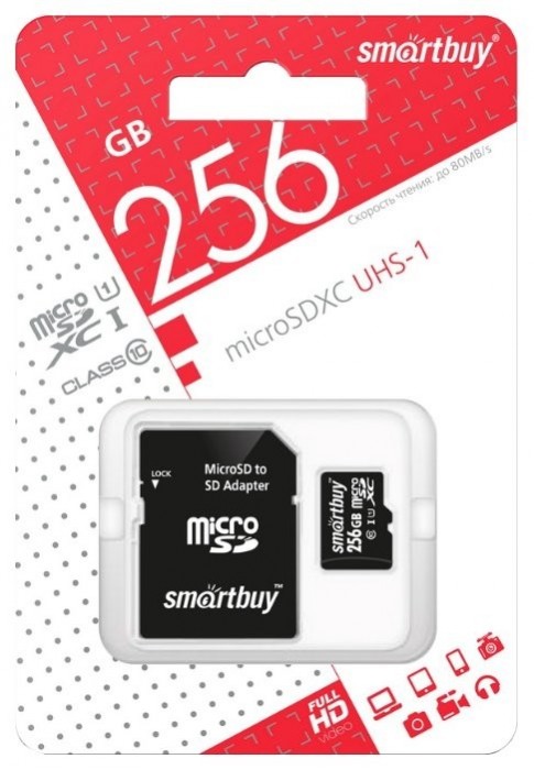 SmartBuy microSDXC Class 10 256 ГБ