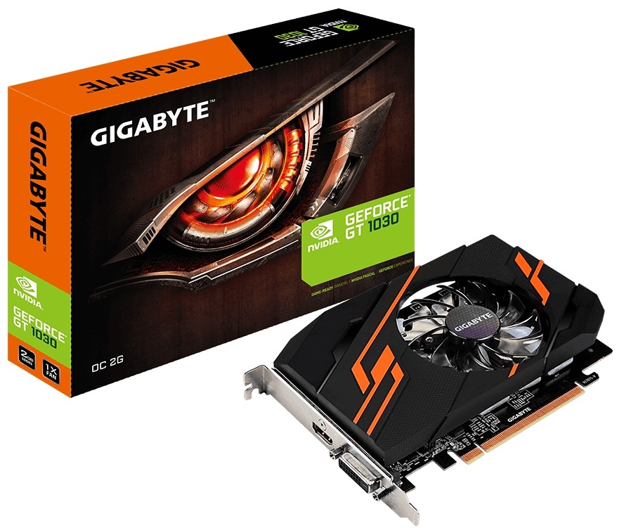 Видеокарта Gigabyte GeForce GT 1030 OC 2G