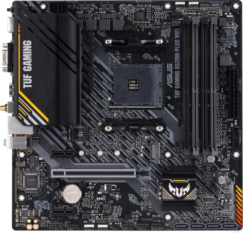 Материнская плата Asus TUF GAMING A520M-PLUS WIFI (90MB17F0-M0EAY0)