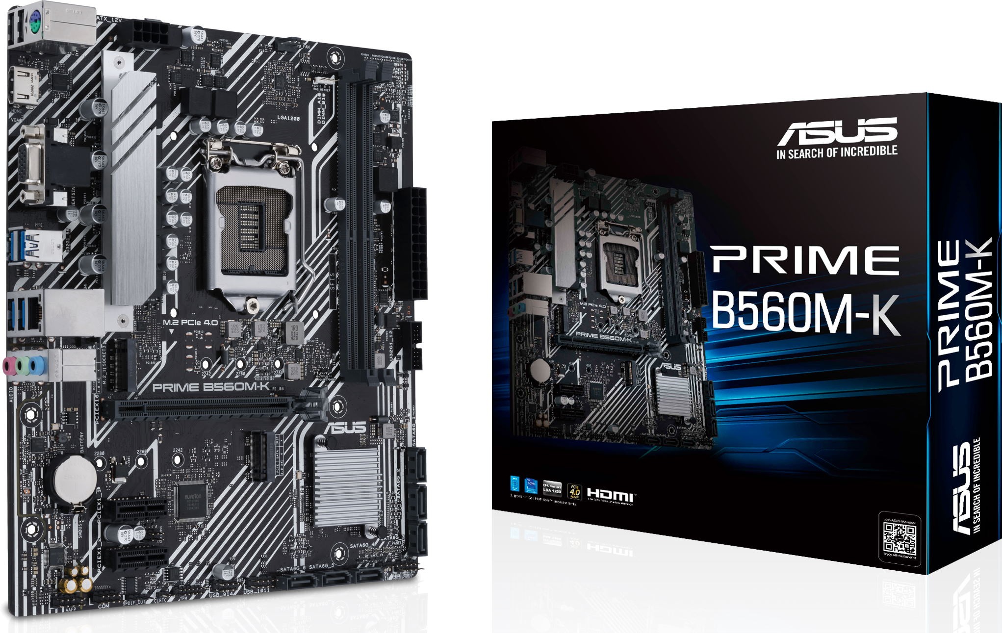 Материнская плата Asus PRIME B560M-K (90MB16S0-M0EAY0)