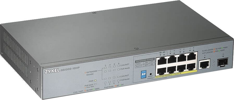 Коммутатор Zyxel GS1300-10HP