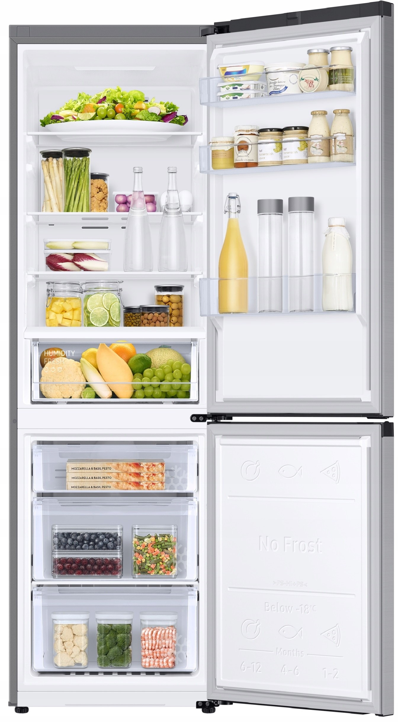 Холодильник Samsung RB34T600DSA серебристый